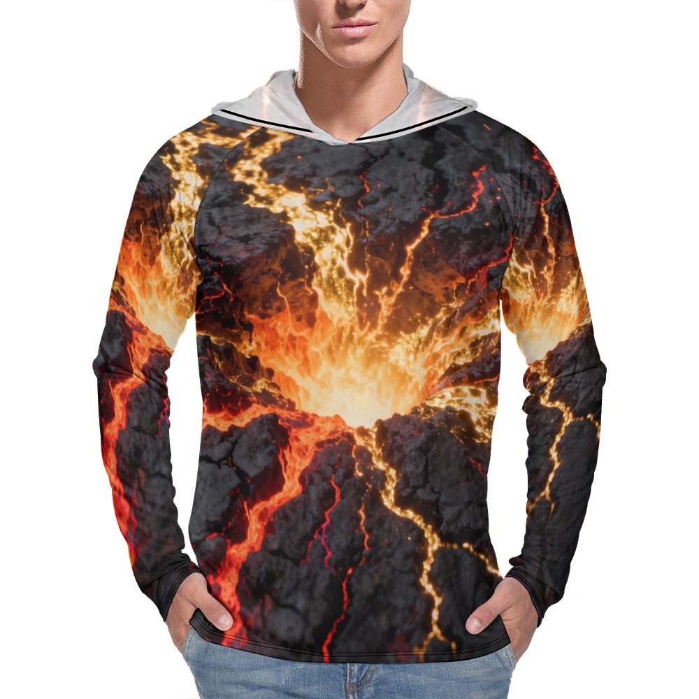 Sun Protection Hoodie Long Sleeve (Men's) - Image 8