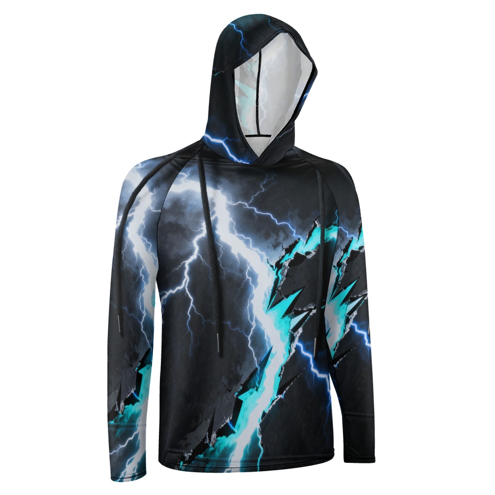 Sun Protection Hoodie Long Sleeve (Men's) - Image 7