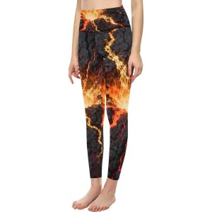 Women's High-Waisted Leggings (Model L36)