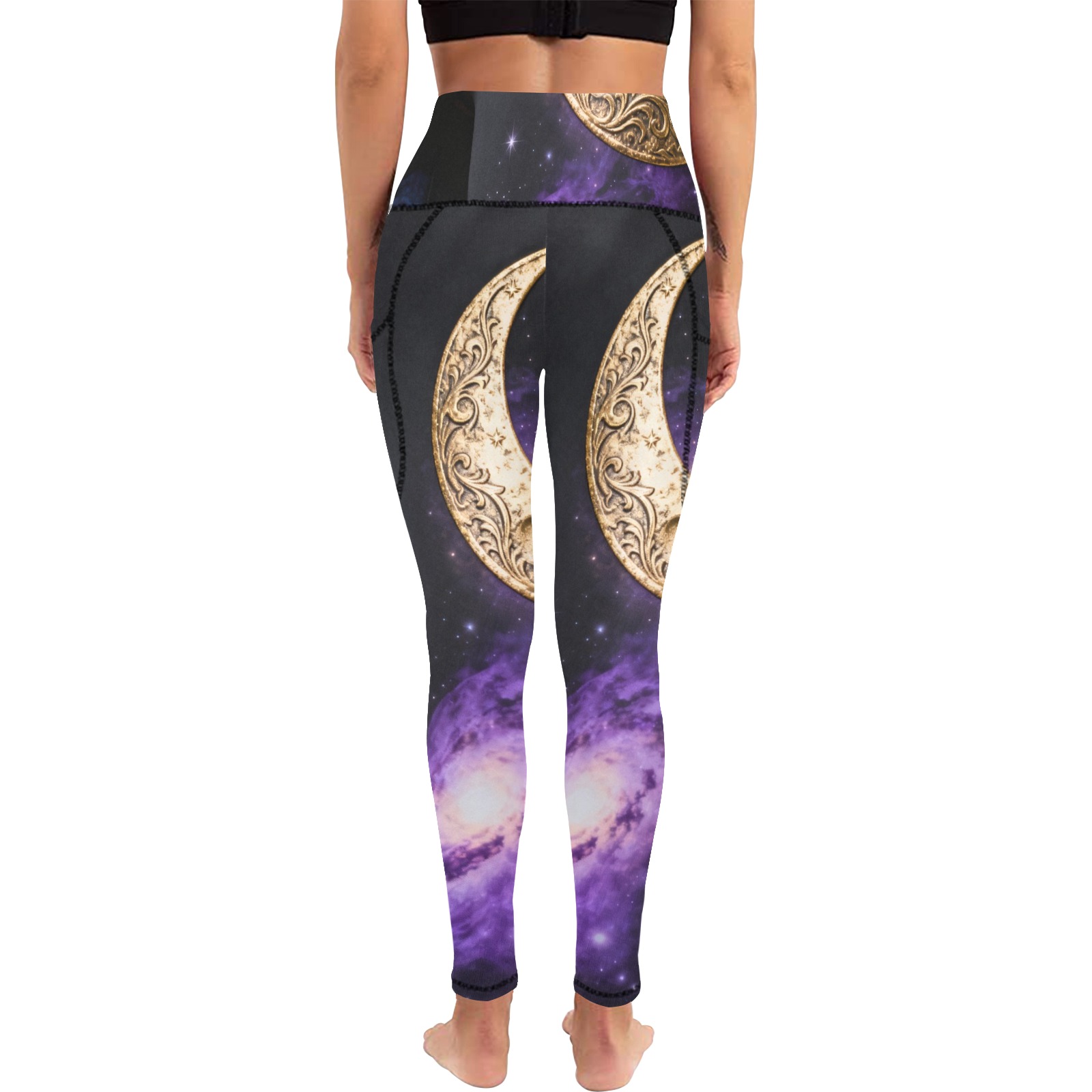 All Over Print Leggings with Pockets (L56) - Image 2