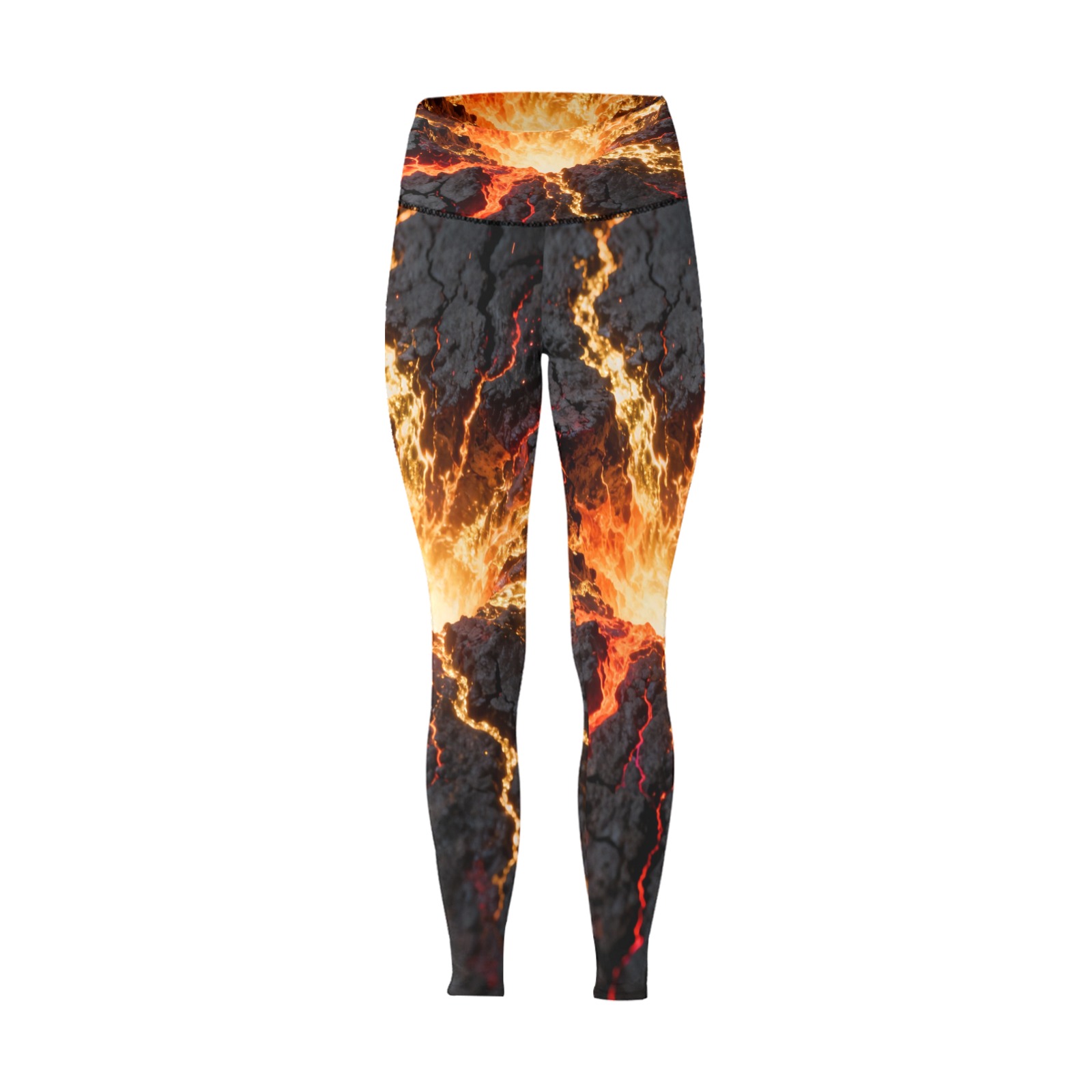 Women's High-Waisted Leggings (Model L36) - Image 5