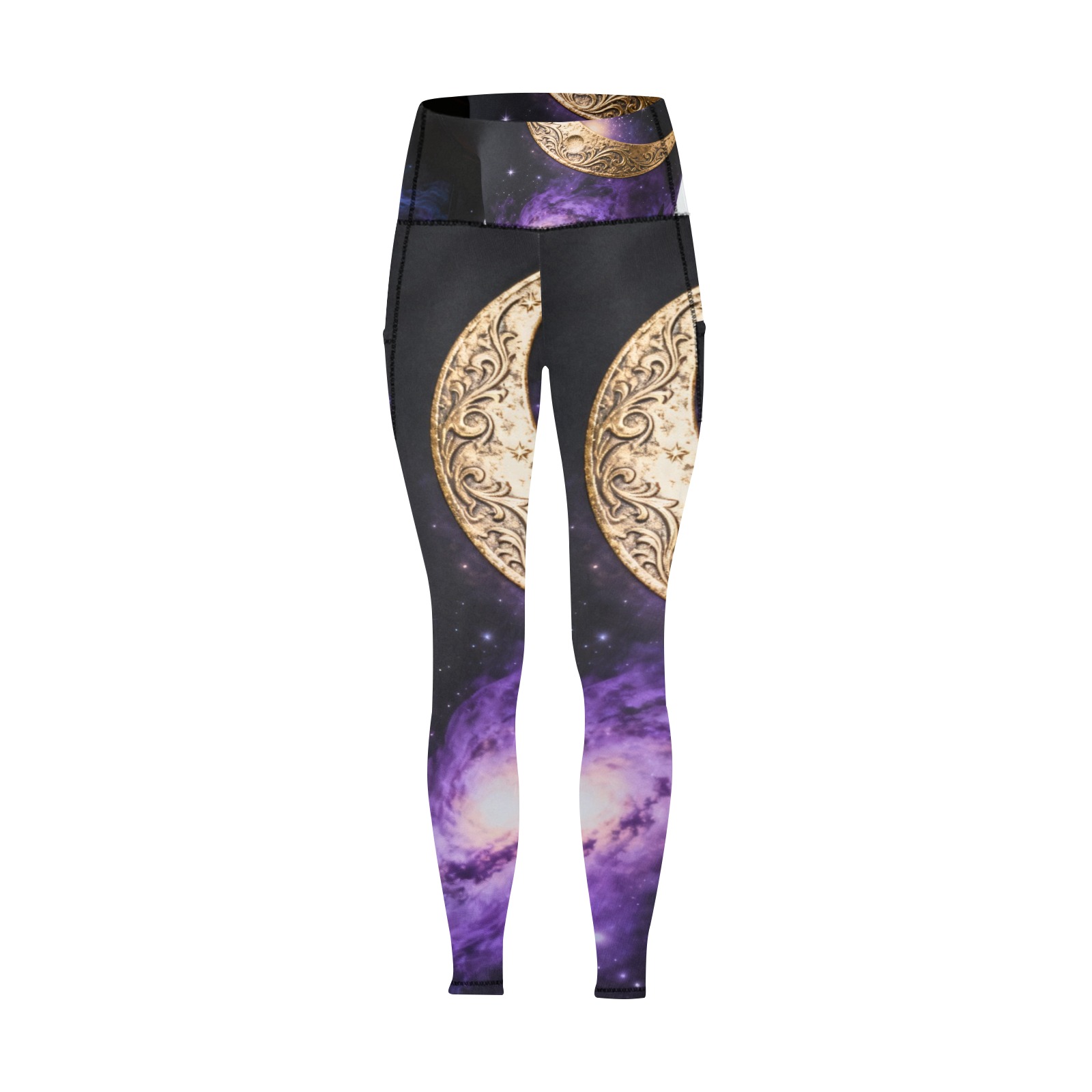 All Over Print Leggings with Pockets (L56) - Image 3