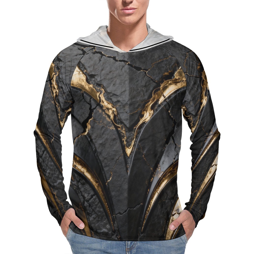 Sun Protection Hoodie Long Sleeve (Men's) - Image 8