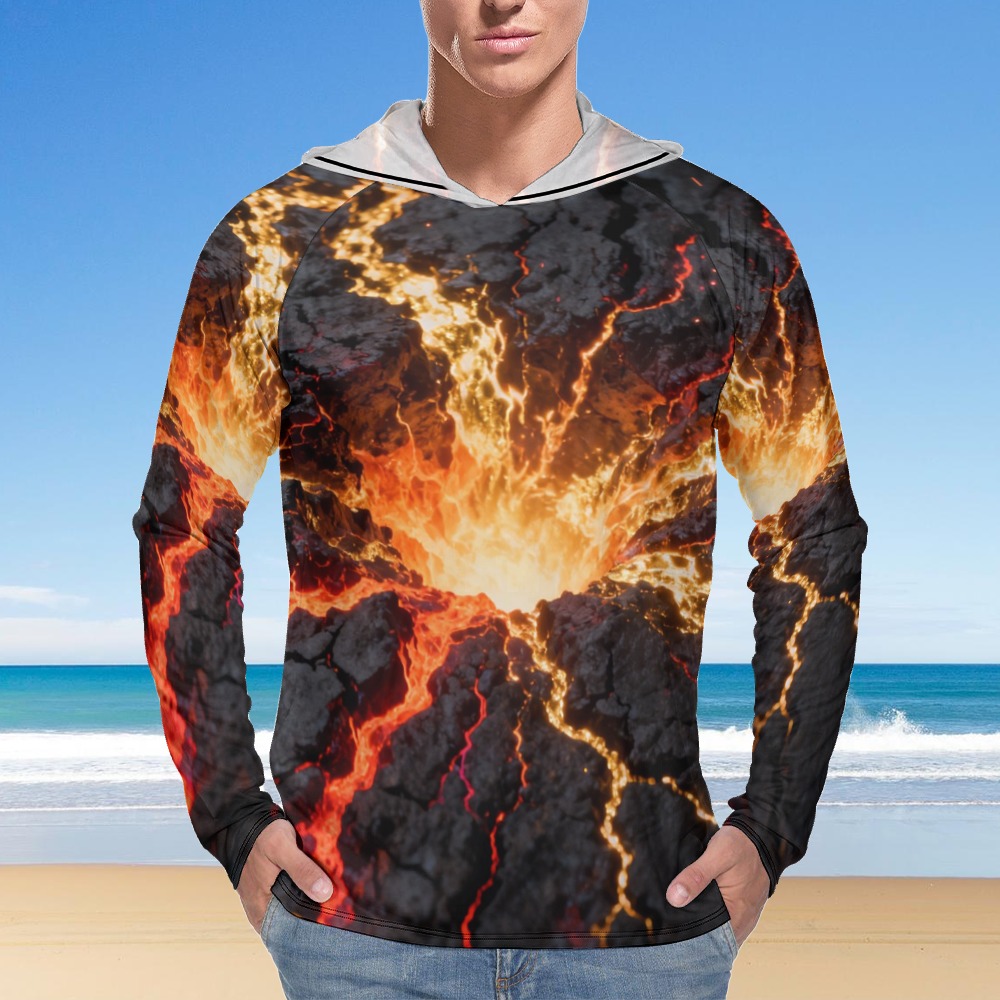 Sun Protection Hoodie Long Sleeve (Men's) - Image 2